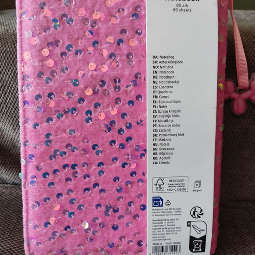 Luxury notebook new with 80 pages and velvet texture