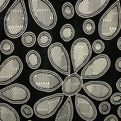 Promod Flower Power Space Age Mod Mini Dress like new, black and grey