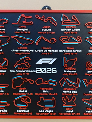Formula 1 2026 calendar new with DRS zones