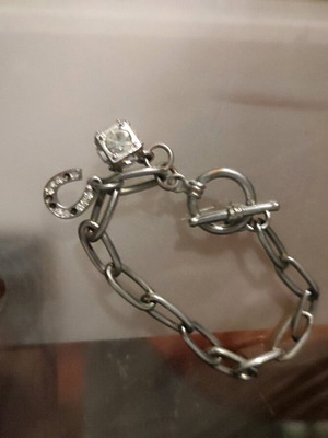 Bracelets used, silver color, sold together