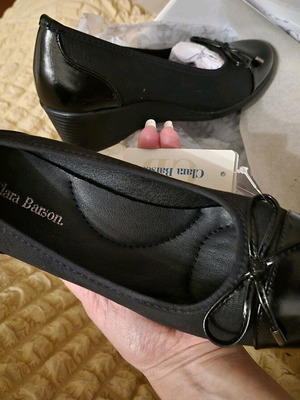 Clara Barson ballerinas new, black, size 38