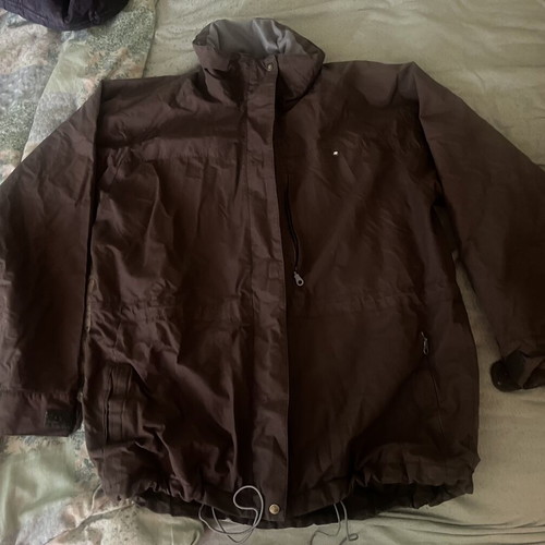 Everest coat jacket man, size L, brown