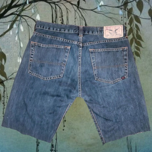 American Living denim bermuda shorts used, slim fit, size W30