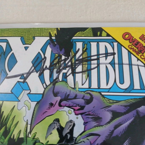 Excalibur #90 used with Carlos Pacheco signature
