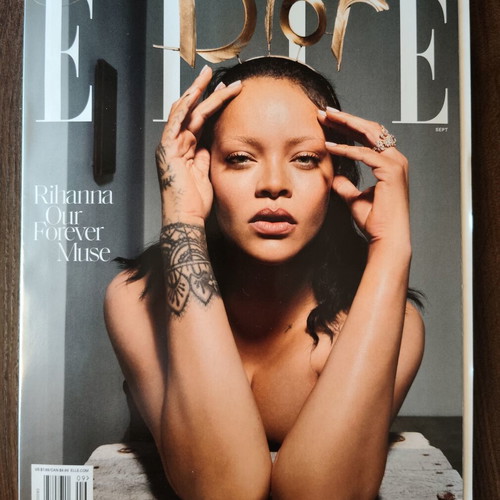 US ELLE Magazine September 2026 featuring Rihanna Our Forever Muse
