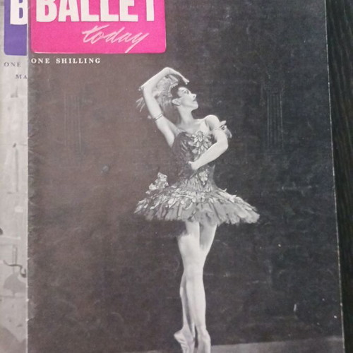 Ballet Today magazines used, lot of 6, 1954-1955