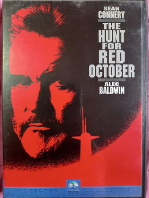 The Hunt for Red October DVD like new, action thriller with subtitles