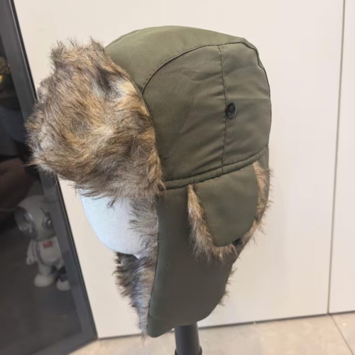 Ushanka winter hat black, new, size M