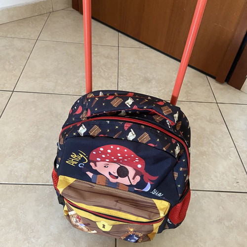 Preschool backpack with wheels