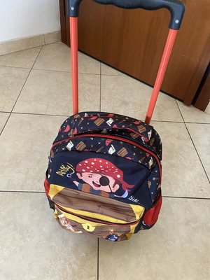Preschool backpack with wheels