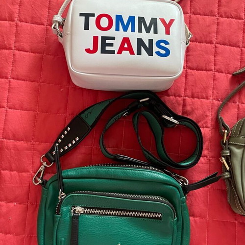 Crossbody bags set used with Desigual, Tommy Hilfiger and Polo American Assn