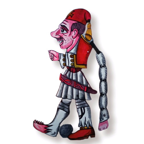 Karagiozis Armatolos puppet like new