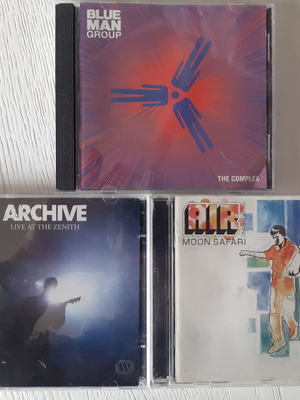 Archive, Blue Man Group and Air CD albums used in excellent condition