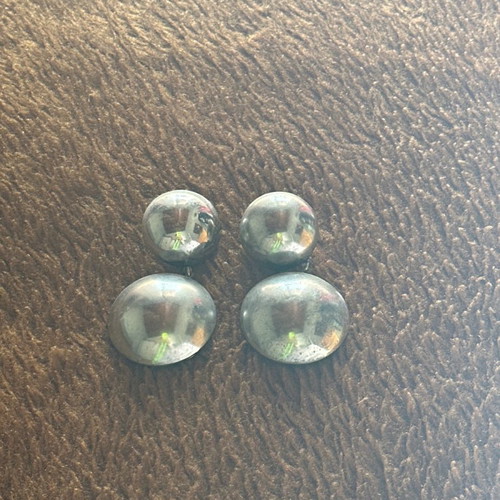 Silver dangle earrings