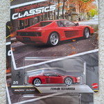Hot Wheels Car Culture 2026 Modern Classics Ferrari Testarossa, καινούργια, 2 τεμ.
