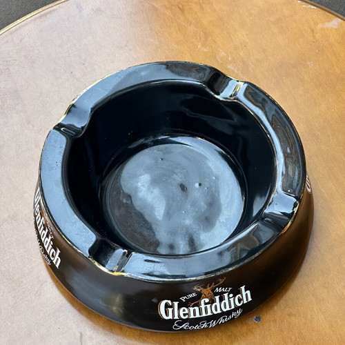 Glenfiddich Scotch Whisky Vintage Ceramic Ashtray used