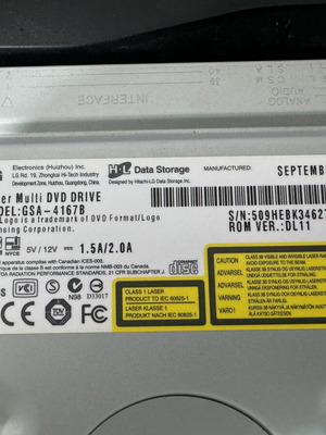 LG GSA-4167B IDE 5.25" DVD-RW drive