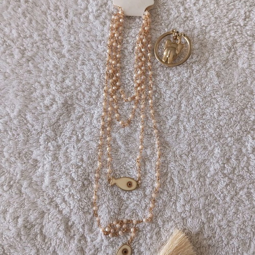 Handmade jewelry new with necklace and elephant brooch