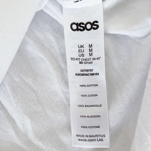 ASOS White T-shirt Medium New