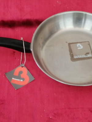 Barazzoni 26 cm Stainless Steel Frying Pan Italy new from 1986