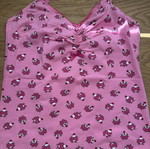 Benetton pink tank top new with chicken print