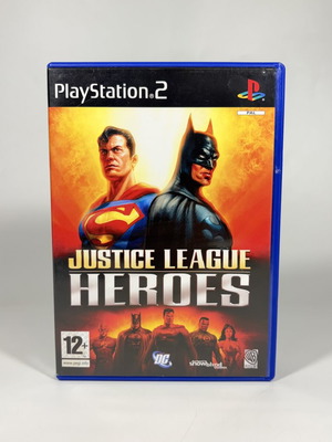 Justice League Heroes PlayStation 2 game used, complete with manual