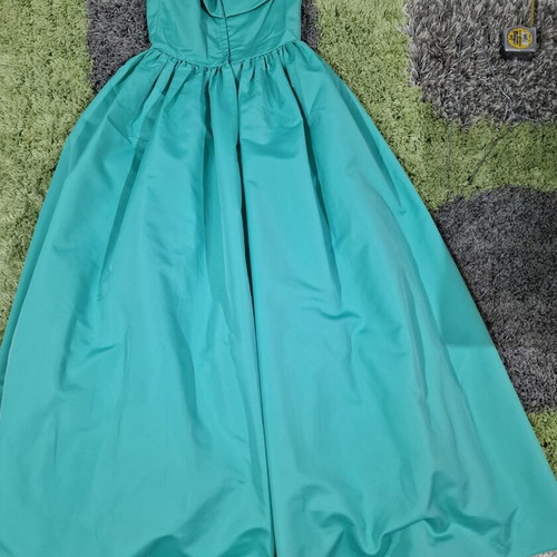 Peter Ellis England Victorian Bardot Evening Gown Dress with Blazer size S like new