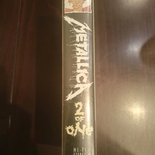 Metallica 2 of One VHS tape like new, metal genre