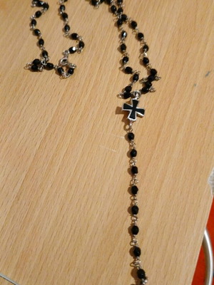 Rosary 925 like new, silver 925