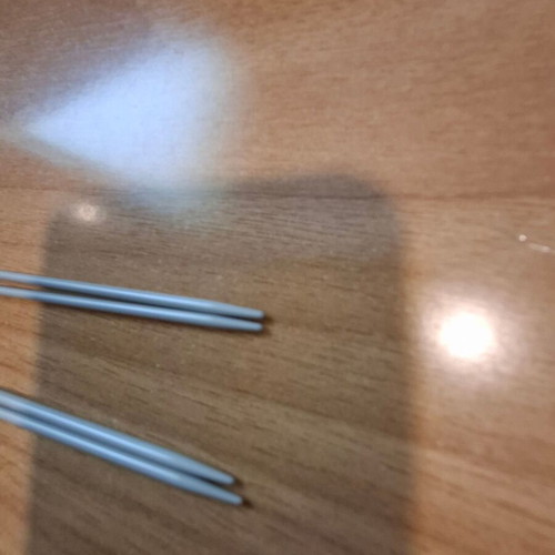 Knitting needles set 2.5mm and 3mm used