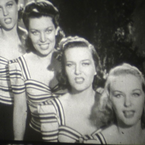 16mm film used "Tying Apples on a Lilac Tree" with The King Sisters