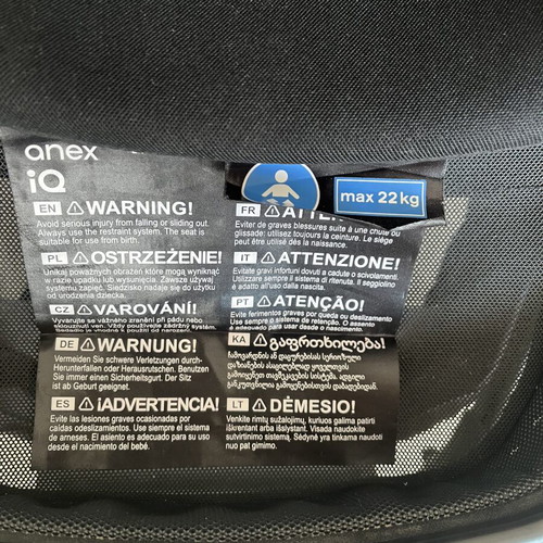 Anex IQ 3-in-1 Baby Stroller like new with car mirror and bag