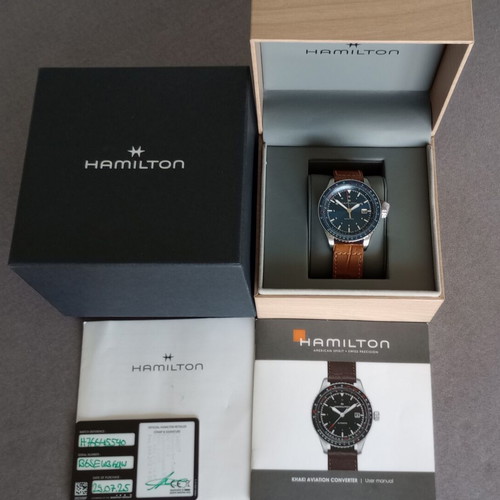 Hamilton Khaki Aviation Converter 42mm new, blue dial