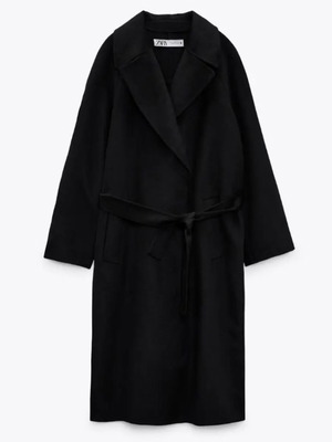 Zara coat black XS used