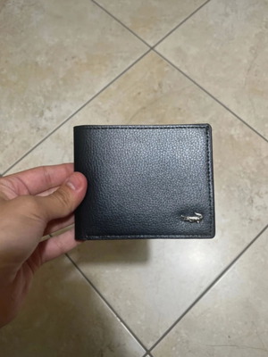 Lacoste wallet used, black