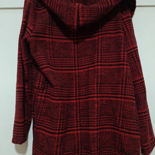 Jacket coat with pockets and hood, like new