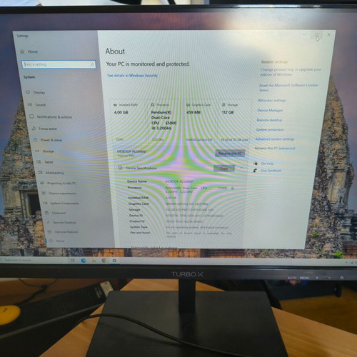 Dell PC with monitor, like new, includes SSD and authentic Office