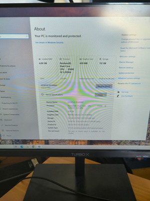 Dell PC with monitor, like new, includes SSD and authentic Office
