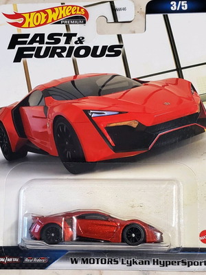 Hot Wheels Premium Fast and Furious Lykan σφραγισμένο