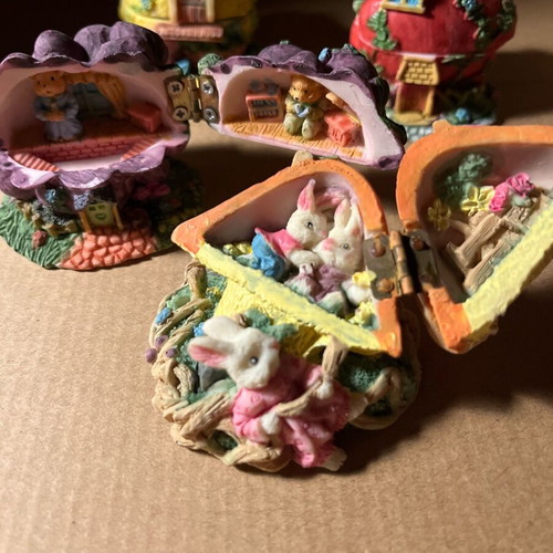 Clay decorative items new, pack of 5 pieces