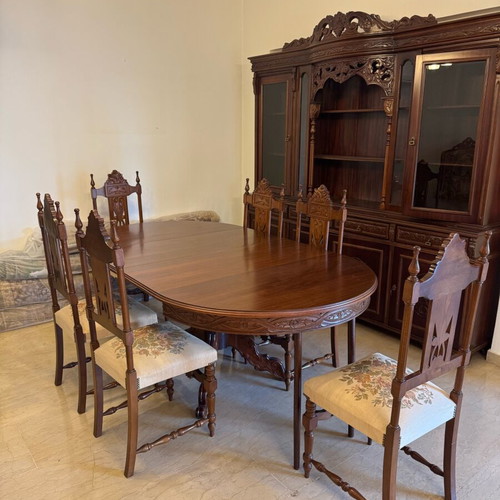 Vintage Handmade Dining Room Set by Εγγλεζάκης used