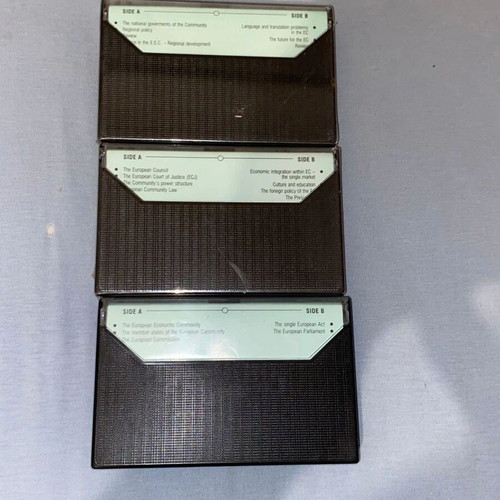 English for the European Union specialized learning 3 cassette pack new