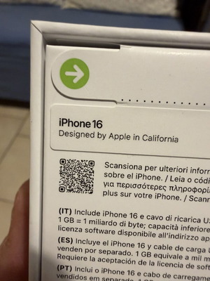 Apple iPhone 16 128GB Black new smartphone