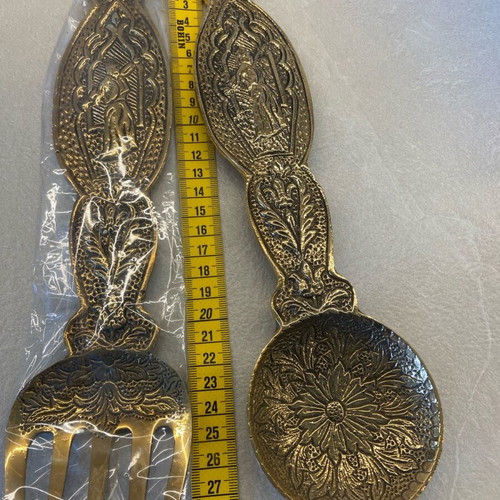Decorative brass spoons new