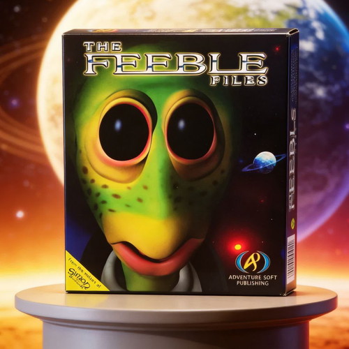 The Feeble Files PC game like new, adventure