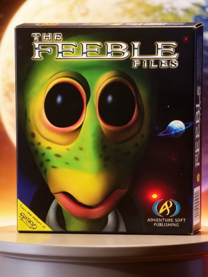 The Feeble Files PC παιχνίδι περιπέτειας καινούργιο, μεγάλη συσκευασία
