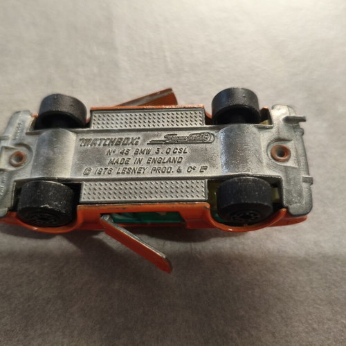 Matchbox Superfast No. 45 BMW 3.0 CSL toy car, 1976