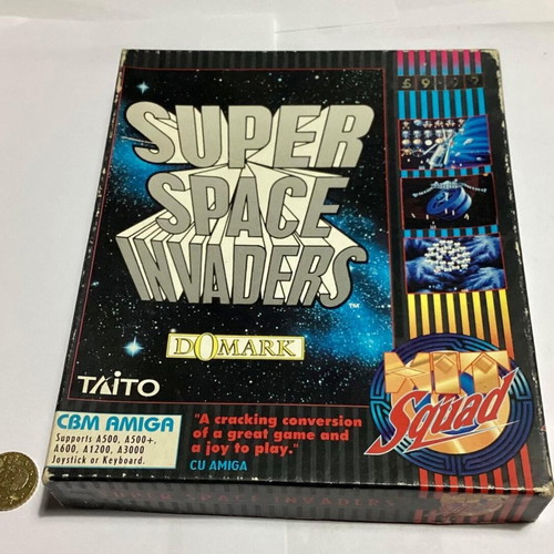 Amiga Super Space Invaders used without manual, untested