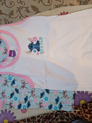 Stitch kids tank tops like new, size 128 cm, colorful