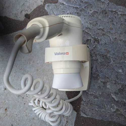 Valera hotel-type hair dryer with base used
